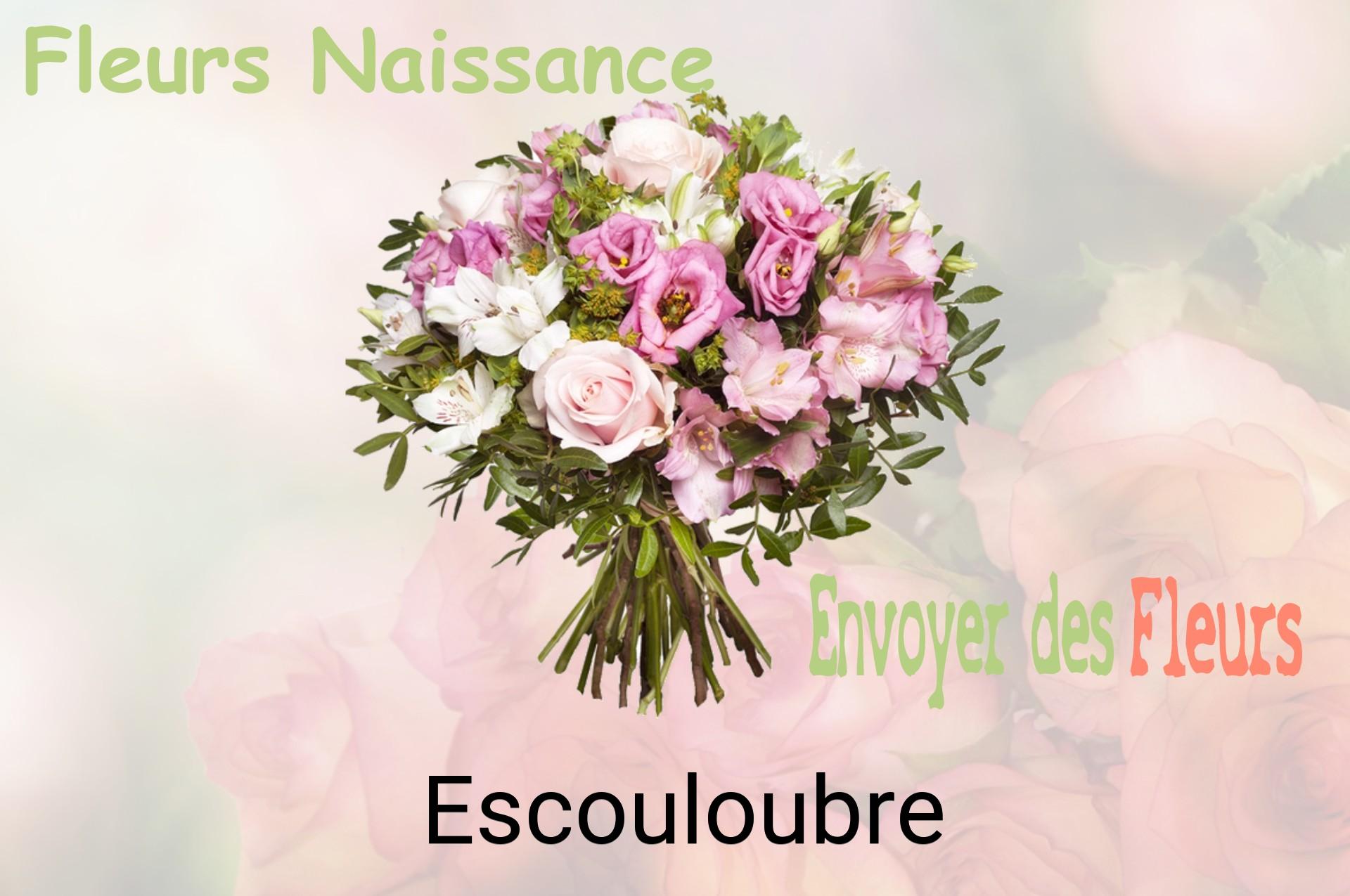 Bouquet de fleurs de naissance livré à Escouloubre